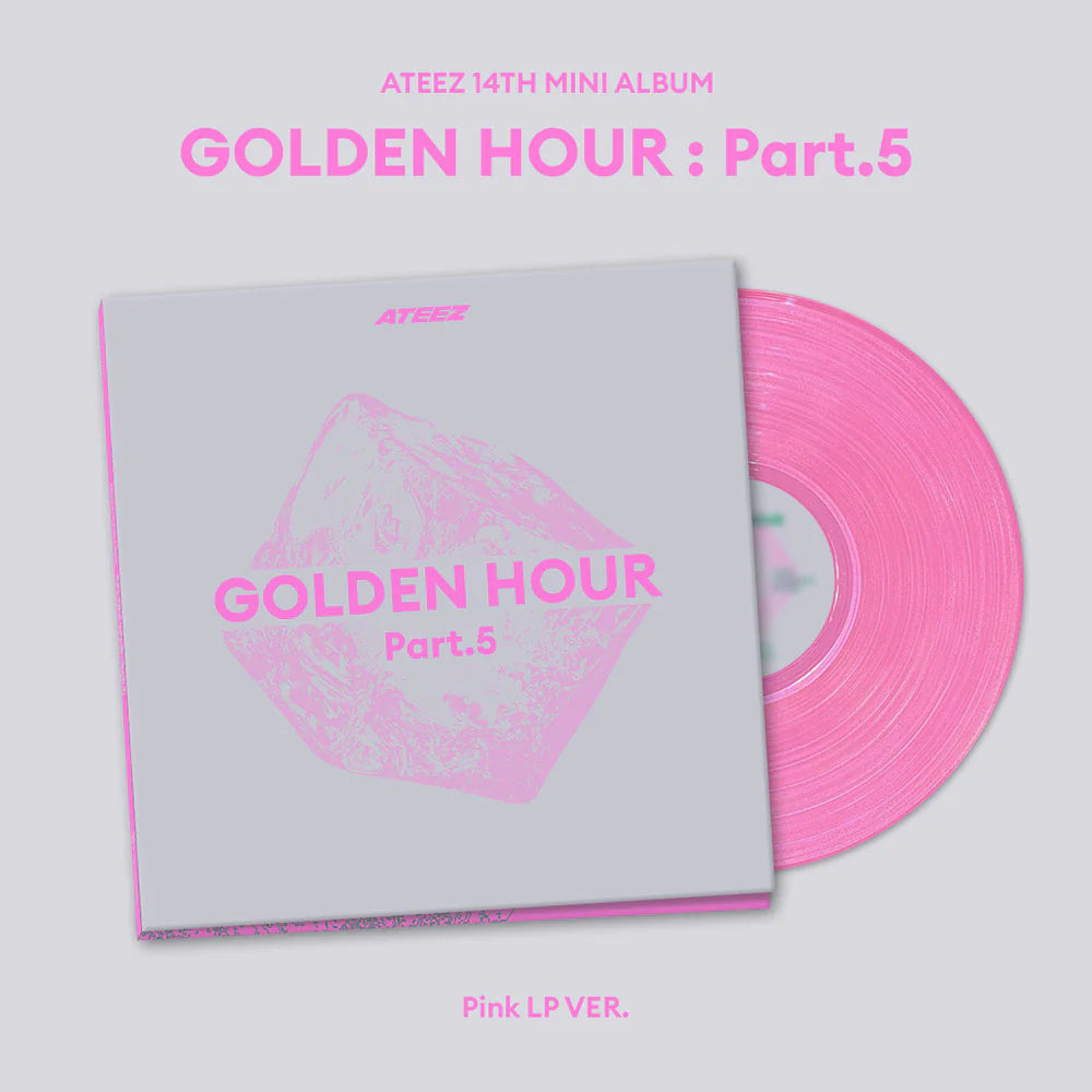[PRE-ORDER] ATEEZ - 14TH MINI ALBUM [GOLDEN HOUR: PART 5] (PINK LP VER.)