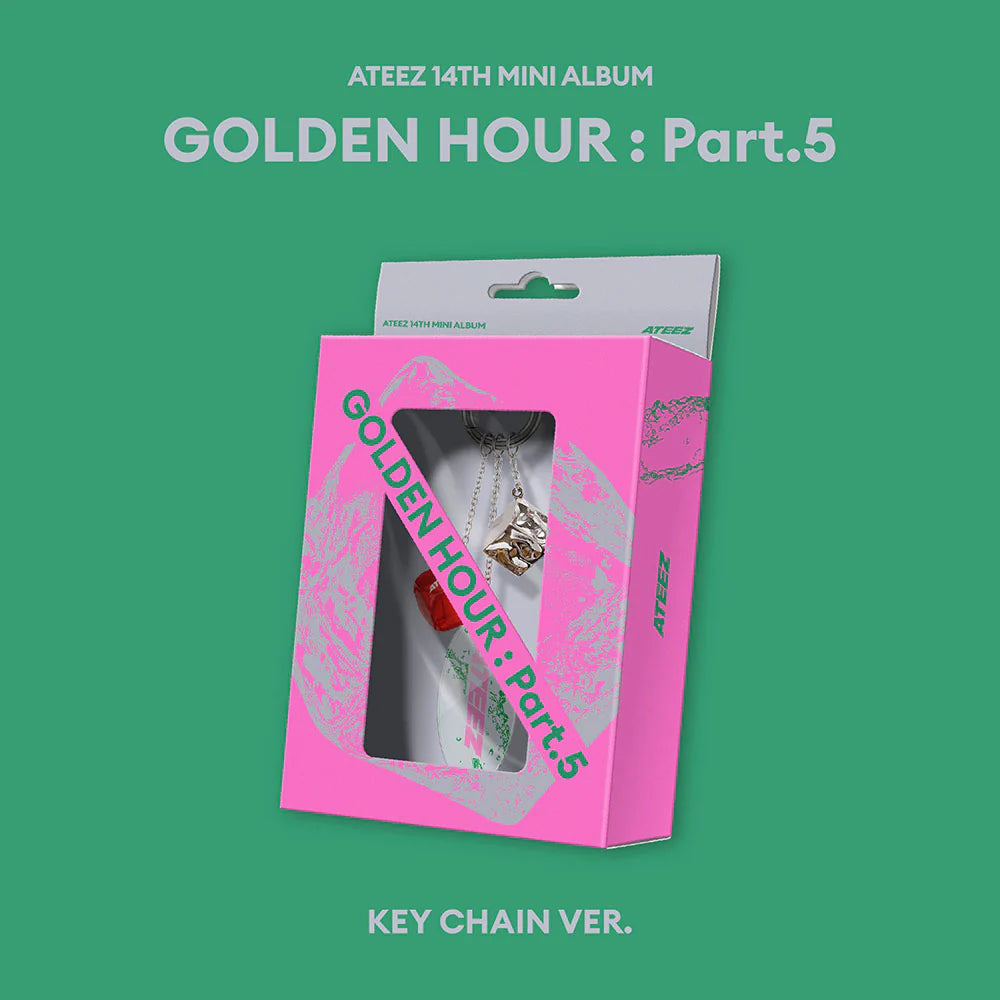[PRE-ORDER] ATEEZ - 14TH MINI ALBUM [GOLDEN HOUR: PART 5] (KEYRING VER.)