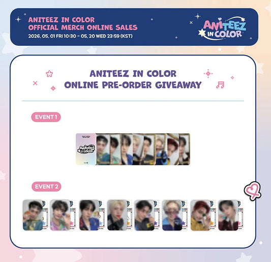 [PRE-ORDER] ATEEZ - OFFICIAL MD [ANITEEZ IN COLOR] (RANDOM) LINKABLE FACE KEYRING