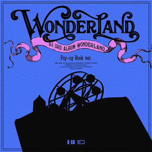 B.I - 3RD ALBUM [WONDERLAND] (POP-UP BOOK VER.)