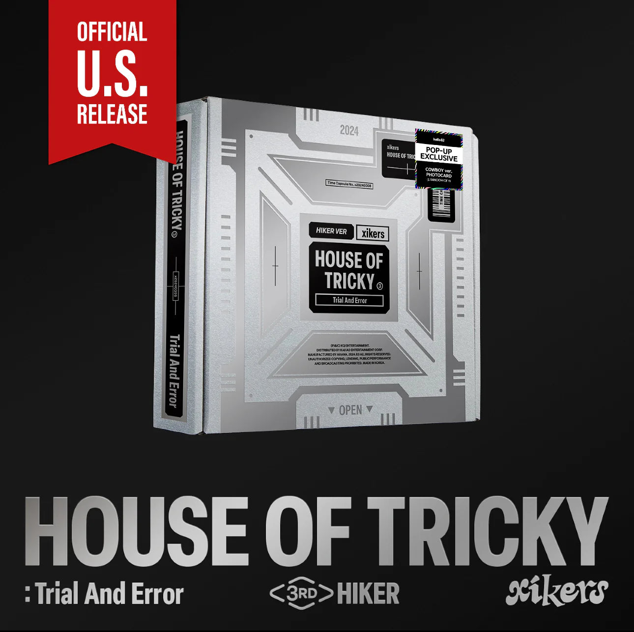 XIKERS - 3RD MINI ALBUM [HOUSE OF TRICKY: TRIAL AND ERROR] (HELLO82 POP-UP EXCLUSIVE VER.)