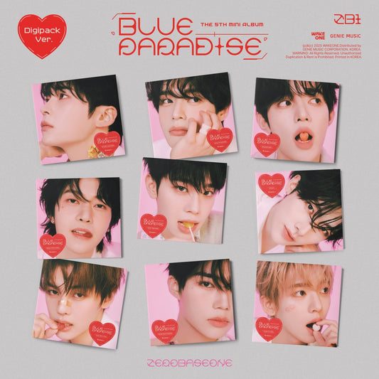 ZEROBASEONE - 5TH MINI ALBUM [BLUE PARADISE] (DIGIPACK VER.)