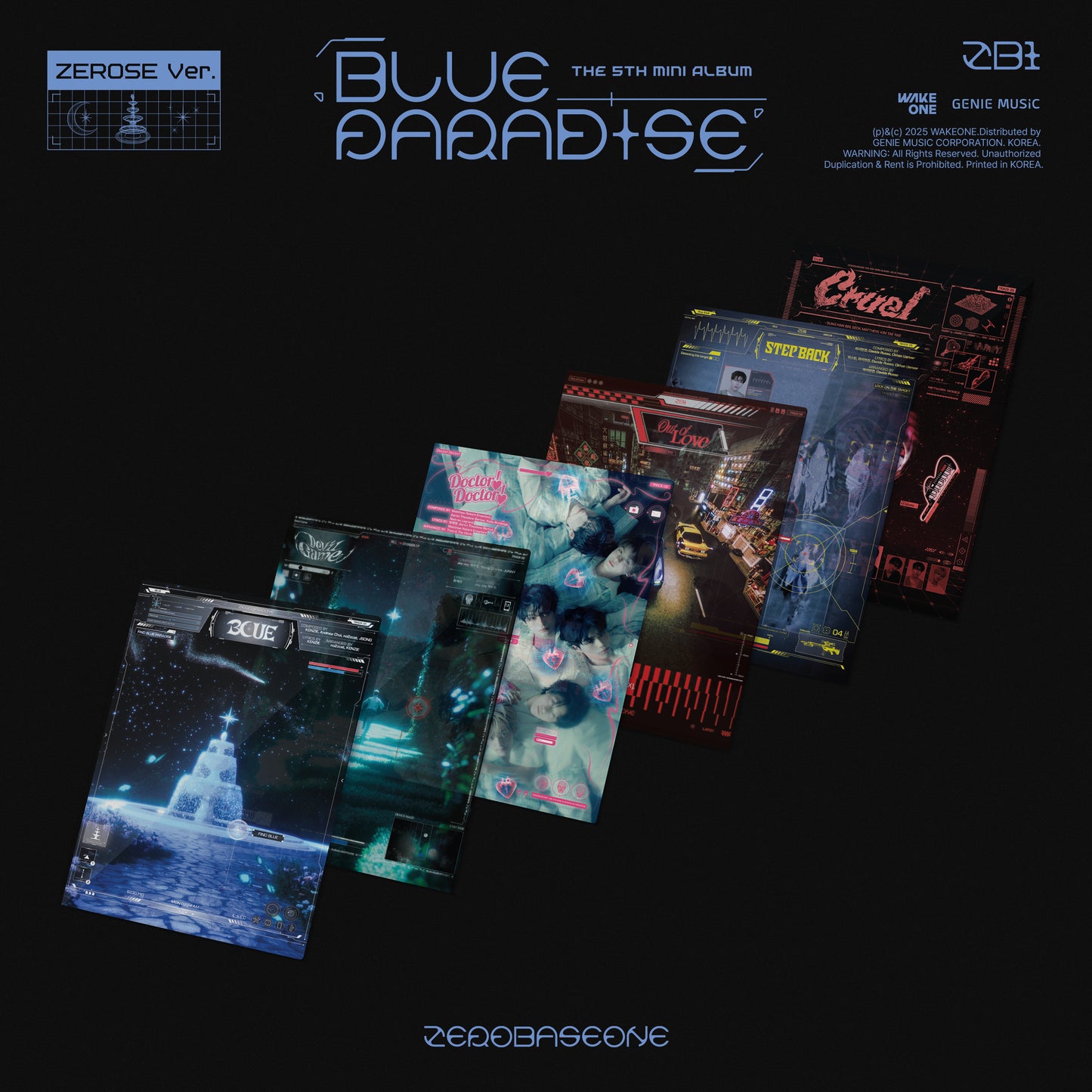 ZEROBASEONE - 5TH MINI ALBUM [BLUE PARADISE] (ZEROSE VER.)