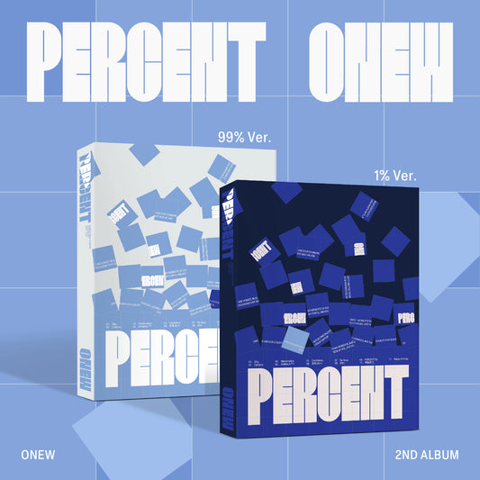 ONEW - 2ND ALBUM [PERCENT] (PHOTOBOOK VER.)