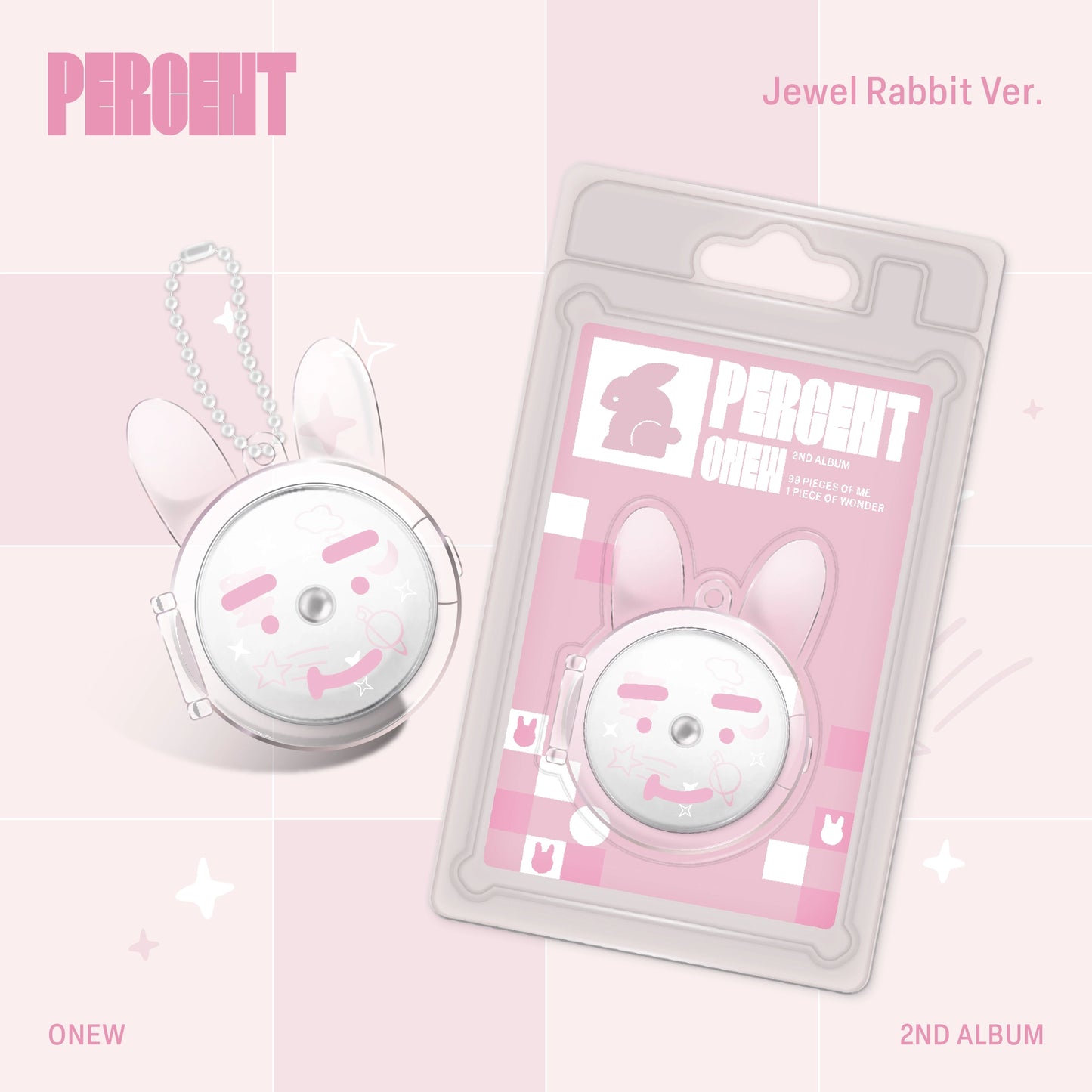 ONEW - 2ND ALBUM [PERCENT] (JEWEL RABBIT VER.)