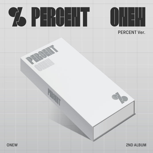 ONEW - 2ND ALBUM [PERCENT] (PERCENT VER.)