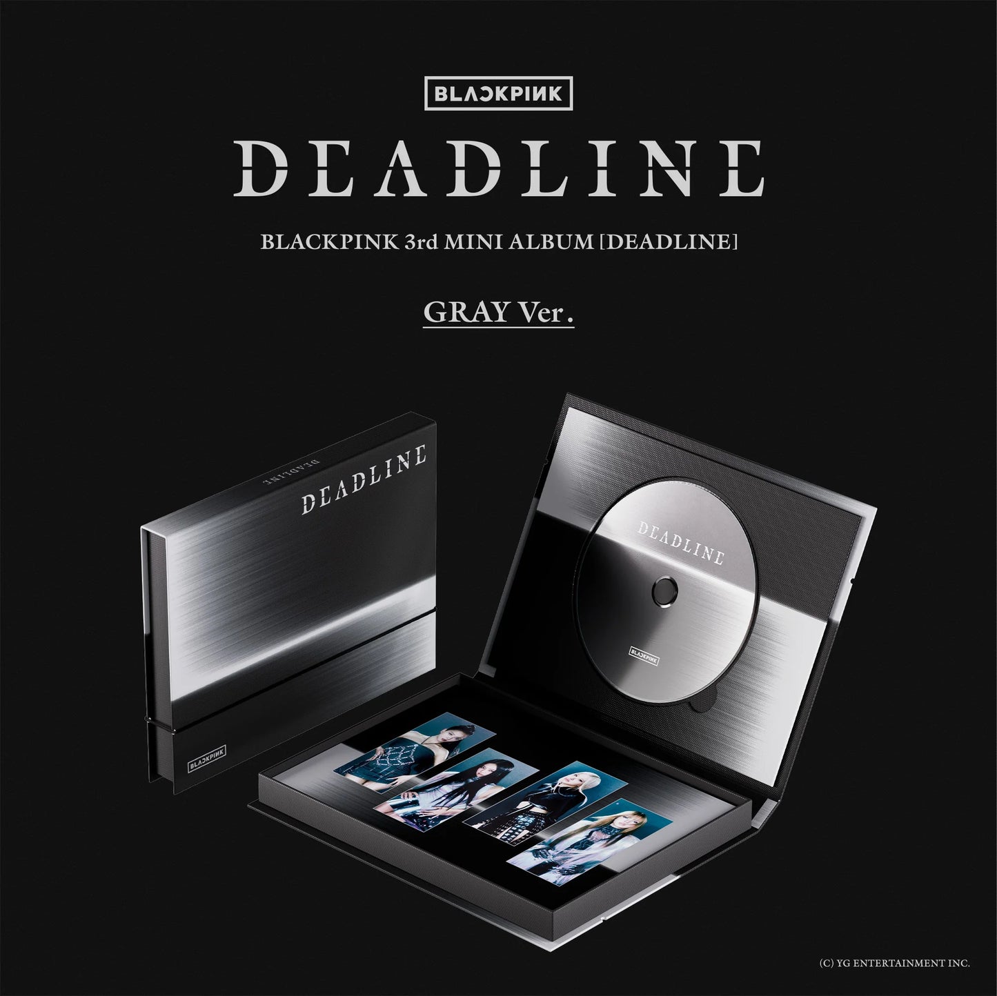 BLACKPINK - 3RD MINI ALBUM [DEADLINE] (GRAY VER.)