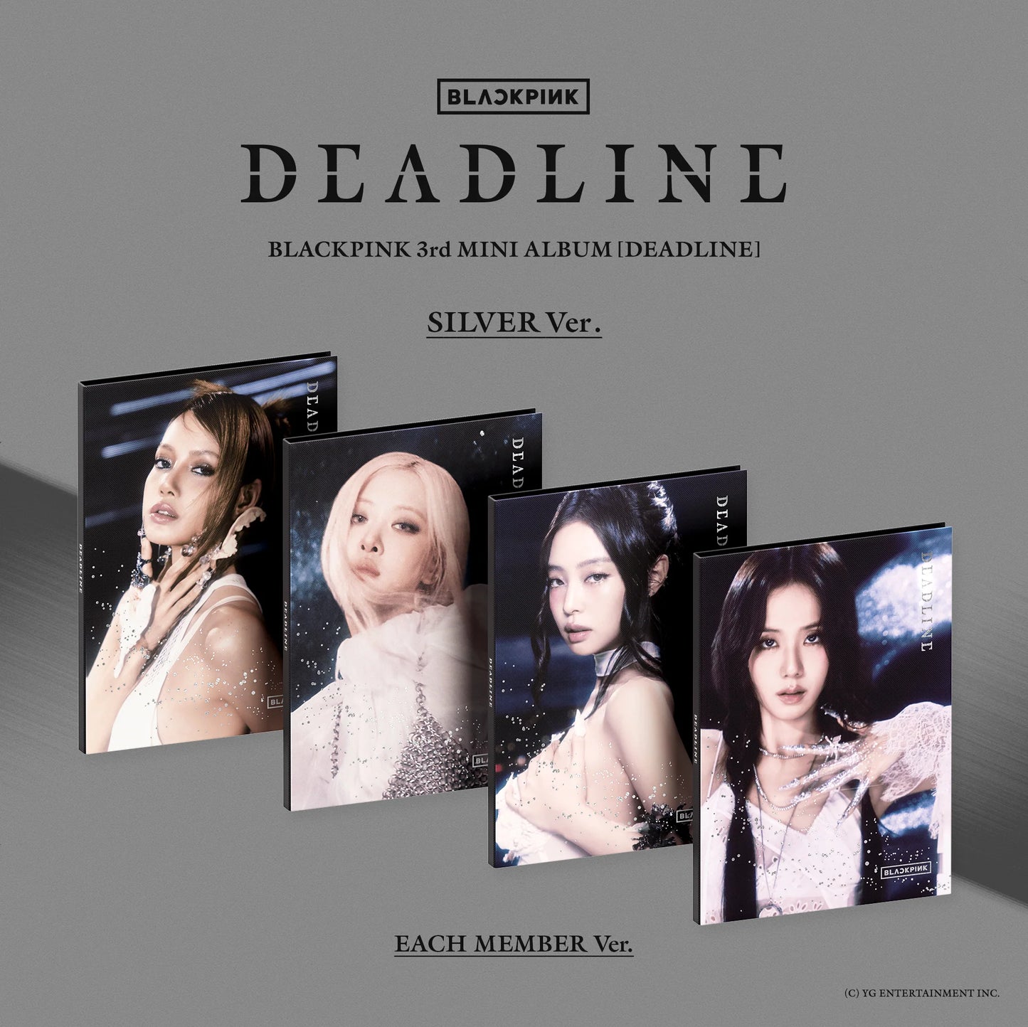 BLACKPINK - 3RD MINI ALBUM [DEADLINE] (SILVER VER.)