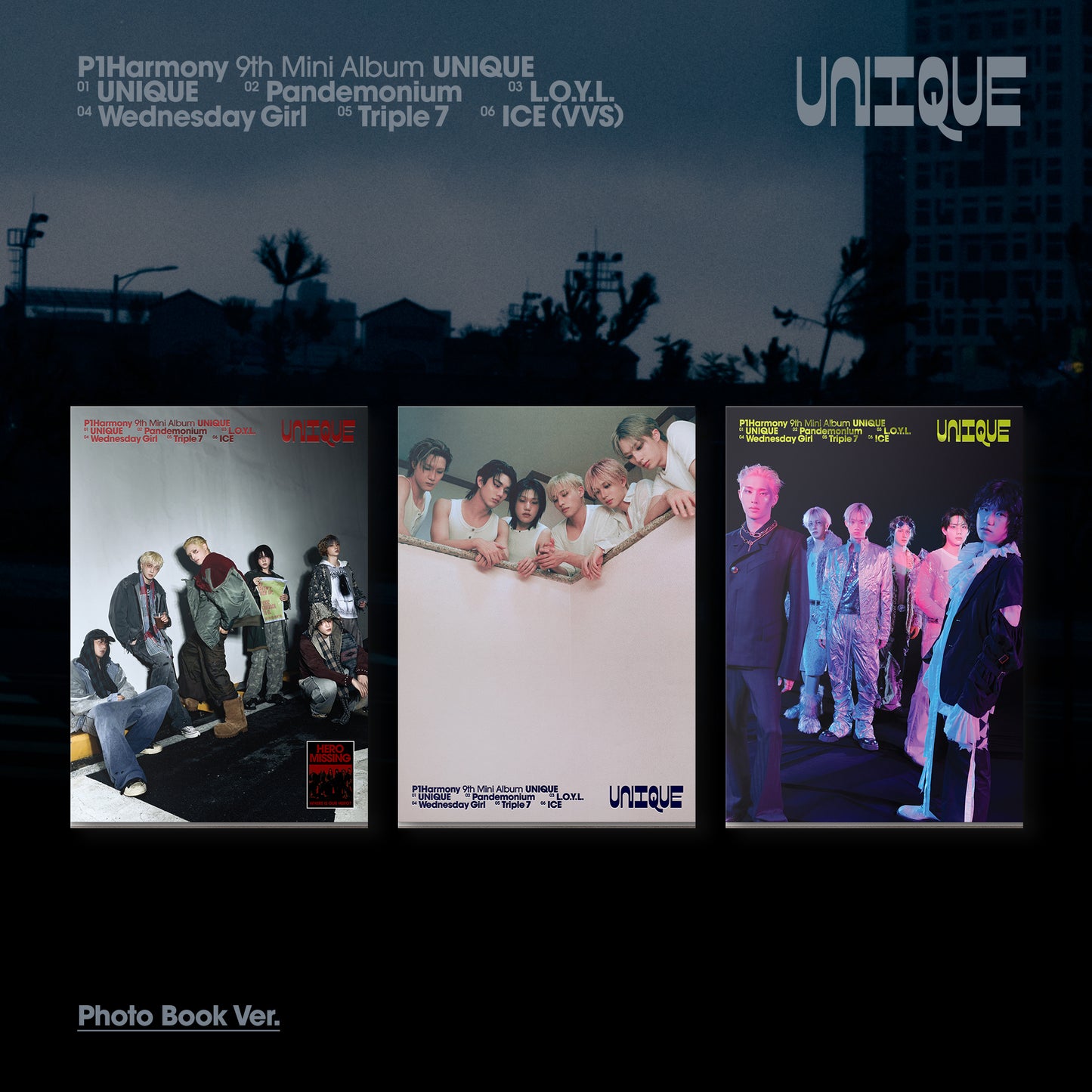 P1HARMONY - 9TH MINI ALBUM [UNIQUE] (PHOTOBOOK VER.)