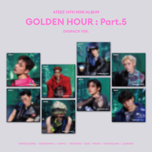[PRE-ORDER] ATEEZ - 14TH MINI ALBUM [GOLDEN HOUR: PART 5] (DIGIPACK VER.)
