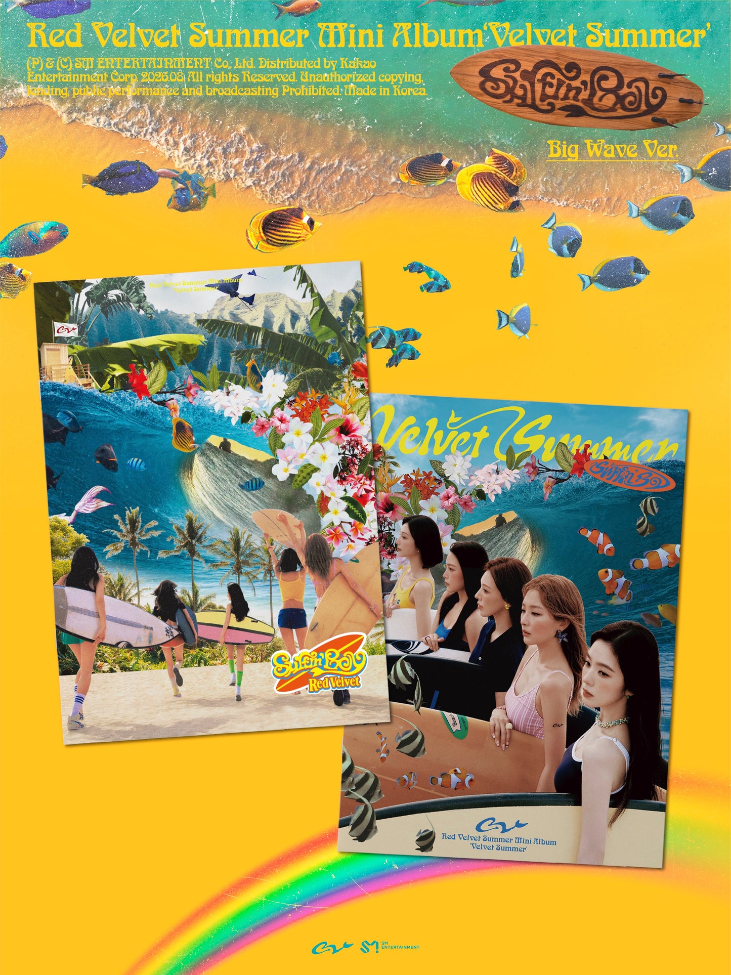 RED VELVET - SUMMER MINI ALBUM [VELVET SUMMER] (BIG WAVE VER.)