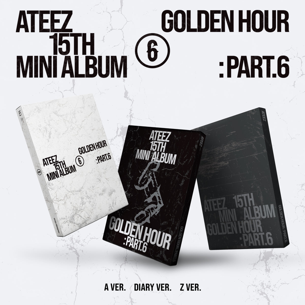 [PRE-ORDER] ATEEZ - 15TH MINI ALBUM [GOLDEN HOUR: PART.6]