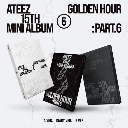 [PRE-ORDER] ATEEZ - 15TH MINI ALBUM [GOLDEN HOUR: PART.6]
