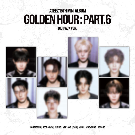 [PRE-ORDER] ATEEZ - 15TH MINI ALBUM [GOLDEN HOUR: PART.6] (DIGIPACK VER.)