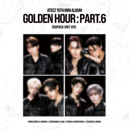 [PRE-ORDER] ATEEZ - 15TH MINI ALBUM [GOLDEN HOUR: PART.6] (UNIT DIGIPACK VER.)