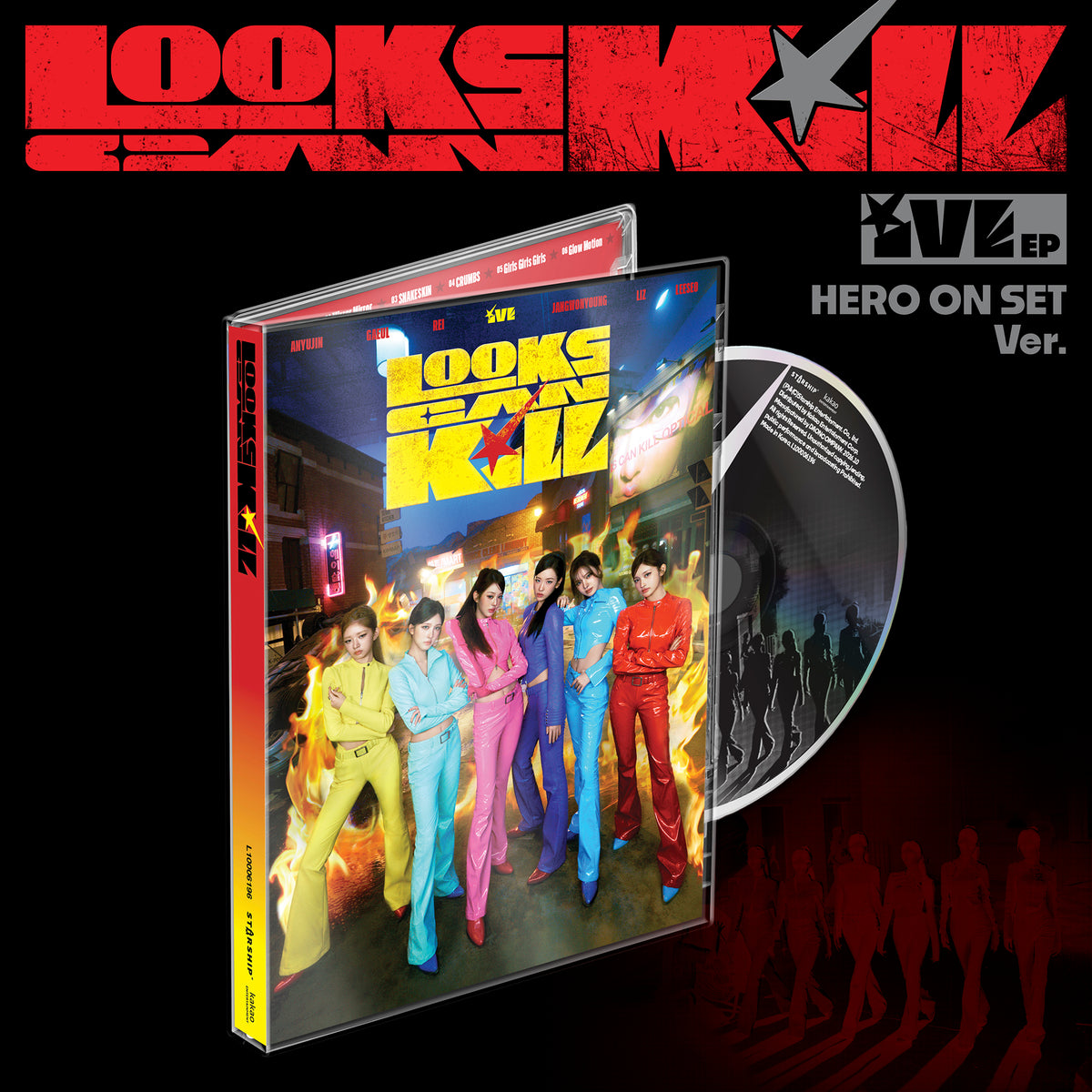 [PRE-ORDER] IVE - EP [LOOKS CAN KILL] (HERO ON SET VER.)