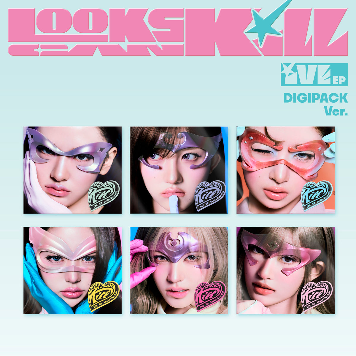 [PRE-ORDER] IVE - EP [LOOKS CAN KILL] (DIGIPACK VER.)
