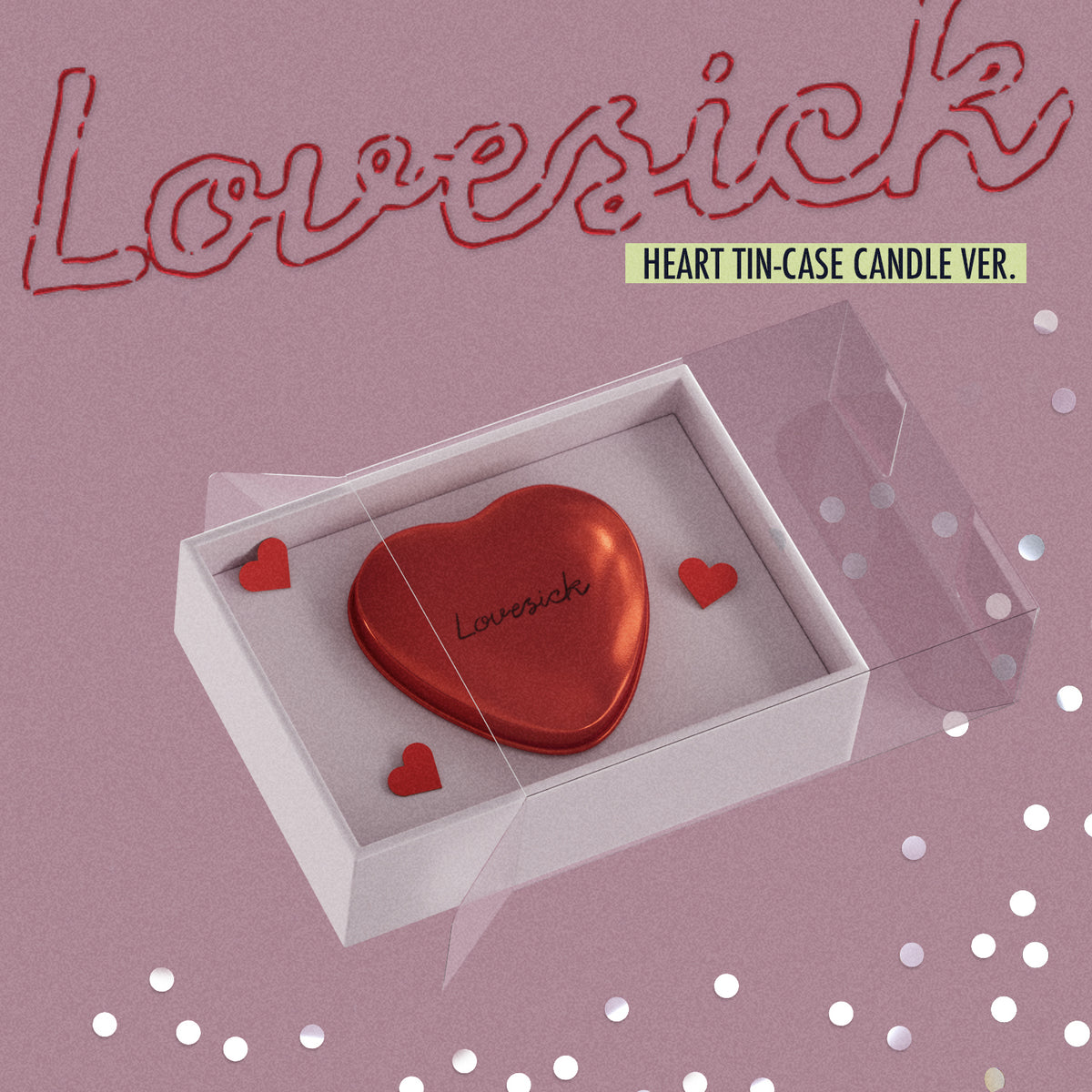 [PRE-ORDER] CHAERYEONG (ITZY) - 1ST MINI ALBUM [LOVESICK] (HEART TIN-CASE CANDLE VER.)