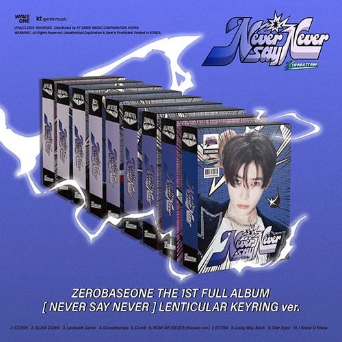 ZEROBASEONE - 1ST FULL ALBUM [NEVER SAY NEVER] (LENTICULAR KEYRING VER.)