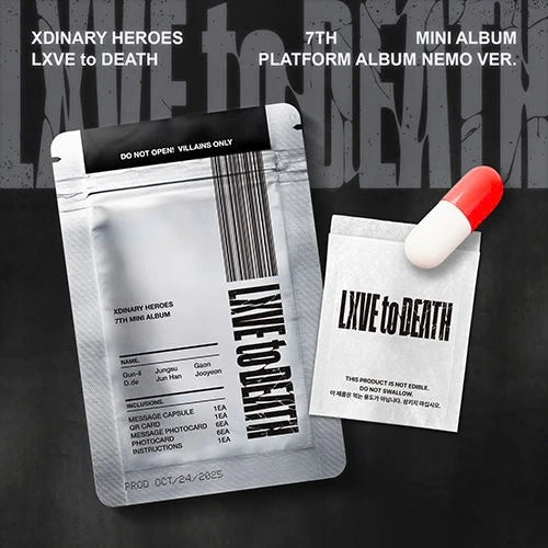 XDINARY HEROES - 7TH MINI ALBUM [LXVE TO DEATH] (PLATFORM ALBUM VER.)