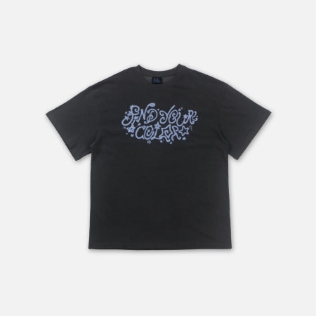 NCT WISH - FIND YOUR COLOR POP-UP OFFICIAL MD [CHARCOAL T-SHIRT]