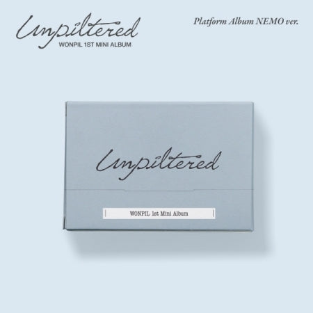 [PRE-ORDER] WONPIL (DAY6) - 1ST MINI ALBUM [UNPILTERED] (PLATFORM VER.)