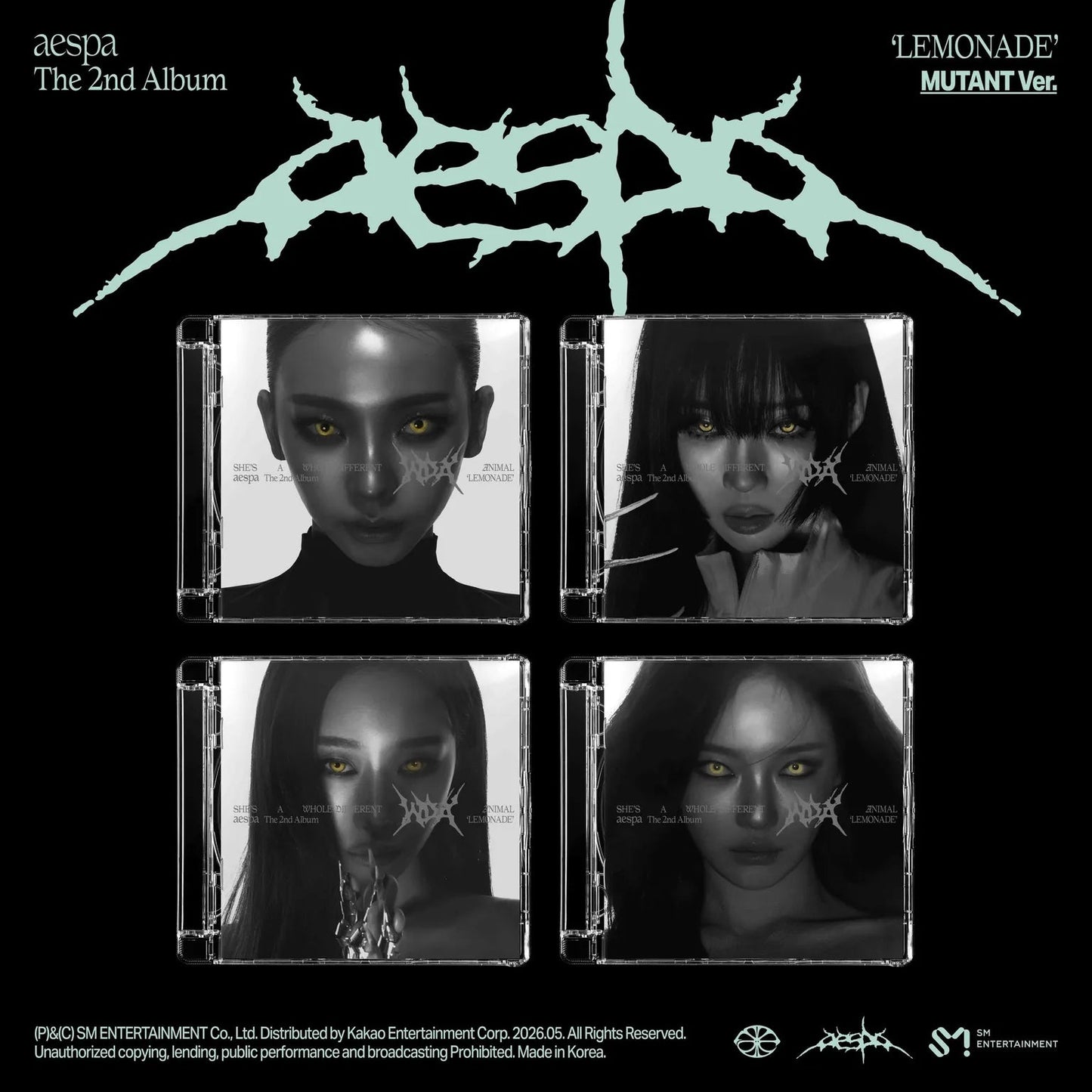 AESPA - 2ND ALBUM [LEMONADE] (MUTANT VER.)