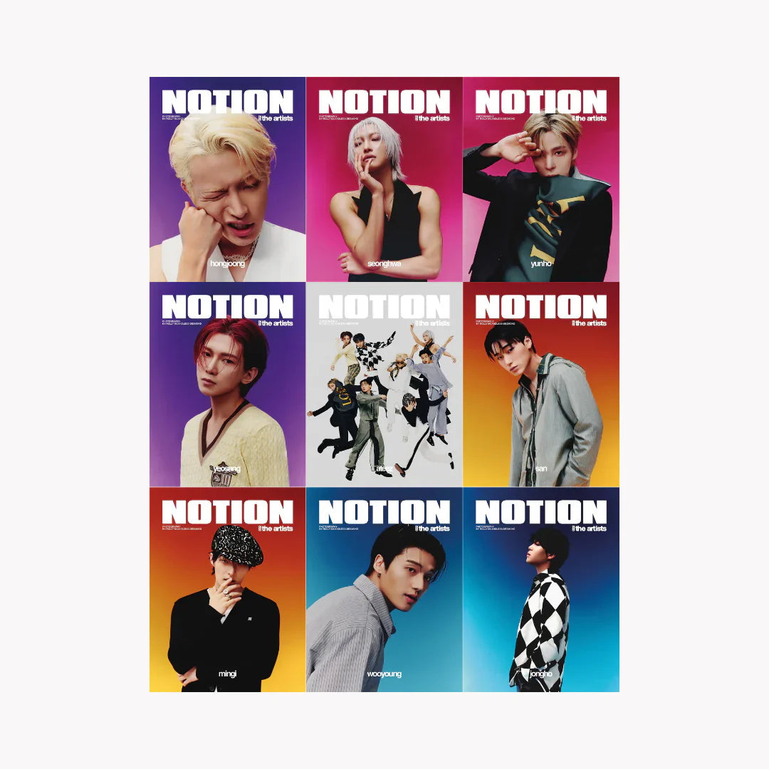 ATEEZ - NOTION MAGAZINE THE ARTISTS VOL.2