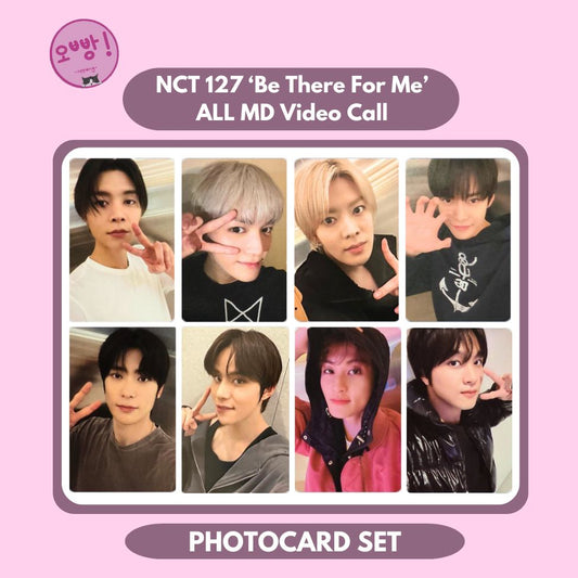 NCT 127 - [BE THERE FOR ME] ALL MD VIDEO CALL PHOTOCARD