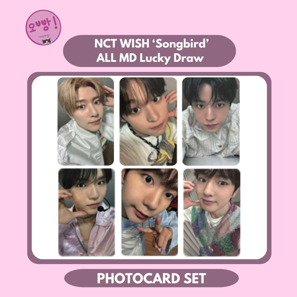 NCT WISH - [SONGBIRD] ALL MD LUCKY DRAW PHOTOCARD