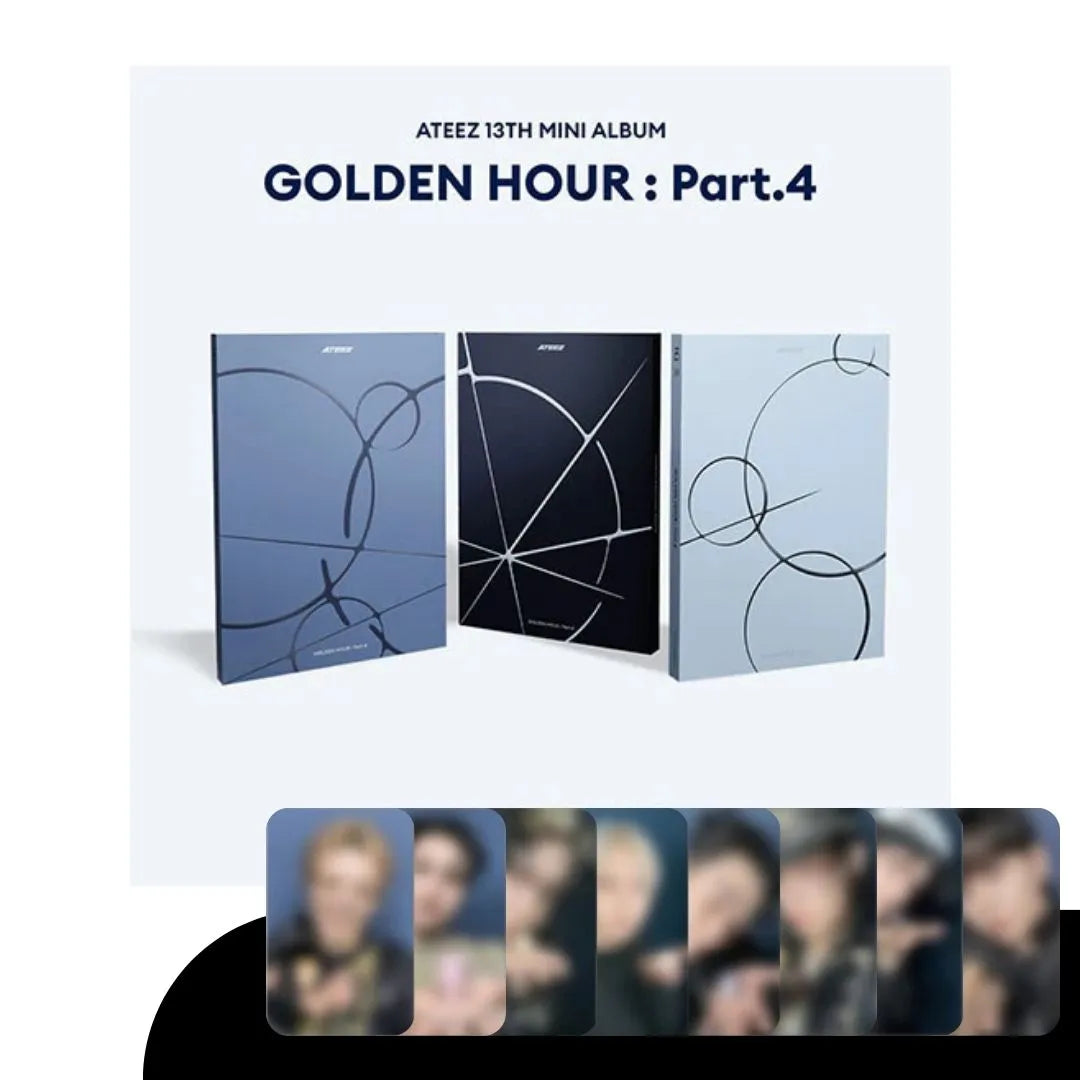 [PRE-ORDER] ATEEZ - 13TH MINI ALBUM [GOLDEN HOUR : PART.4] (+SOUNDWAVE PRE-ORDER BENEFIT)