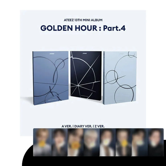 [PRE-ORDER] ATEEZ - 13TH MINI ALBUM [GOLDEN HOUR : PART.4] (+APPLEMUSIC PRE-ORDER BENEFIT)