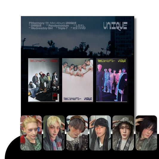 P1HARMONY - 9TH MINI ALBUM [UNIQUE] (PHOTOBOOK VER.) (+APPLEMUSIC PRE-ORDER BENEFIT)