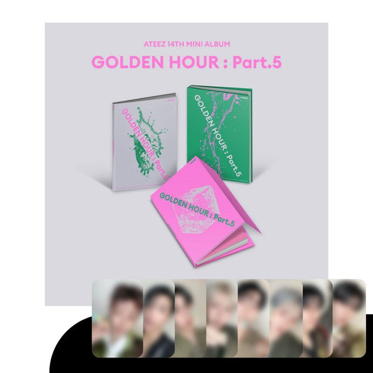ATEEZ - 14TH MINI ALBUM [GOLDEN HOUR: PART 5] (+FROMM STORE PRE-ORDER BENEFIT)