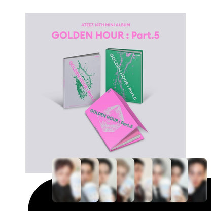 [PRE-ORDER] ATEEZ - 14TH MINI ALBUM [GOLDEN HOUR: PART 5] (+HELLOLIVE PRE-ORDER BENEFIT)