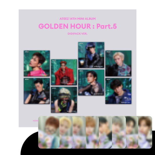 [PRE-ORDER] ATEEZ - 14TH MINI ALBUM [GOLDEN HOUR: PART 5] (DIGIPACK VER.) (+TOKTOQ PREORDER BENEFIT)