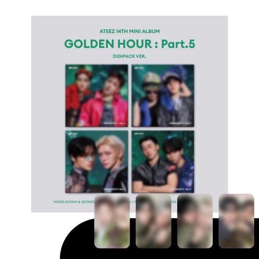 [PRE-ORDER] ATEEZ - 14TH MINI ALBUM [GOLDEN HOUR: PART 5] (UNIT DIGIPACK VER.) (+TOKTOQ PRE-ORDER BENEFIT)