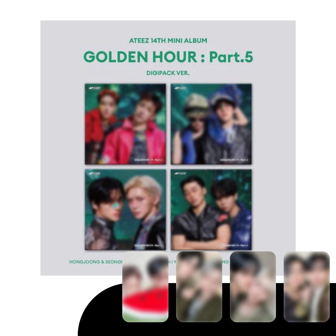 [PRE-ORDER] ATEEZ - 14TH MINI ALBUM [GOLDEN HOUR: PART 5] (UNIT DIGIPACK VER.) (+DEAR MY MUSE PRE-ORDER BENEFIT)