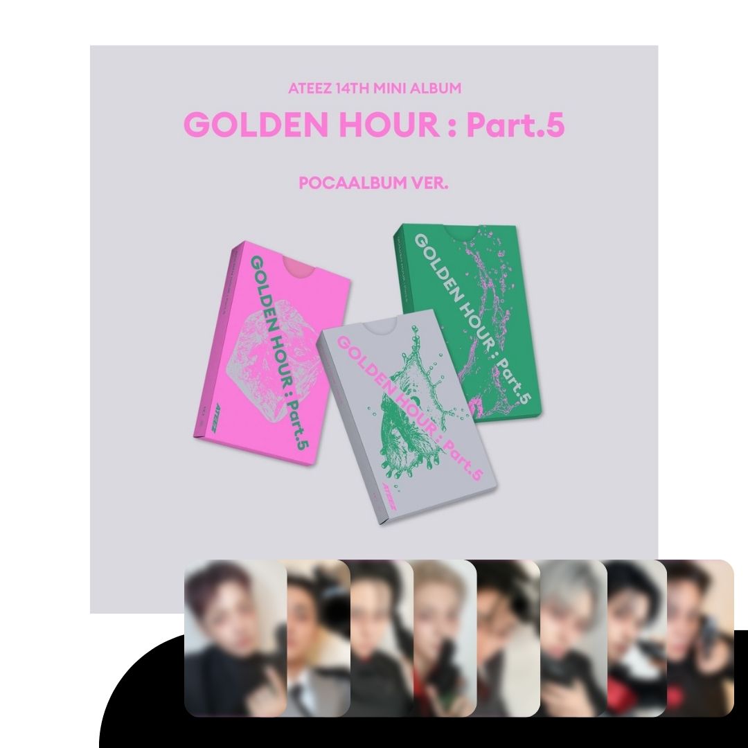 [PRE-ORDER] ATEEZ - 14TH MINI ALBUM [GOLDEN HOUR: PART 5] (POCAALBUM VER.) (+TOKTOQ PRE-ORDER BENEFIT)