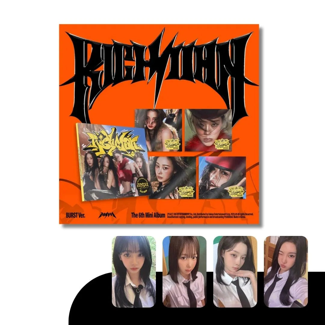 AESPA - 6TH MINI ALBUM [RICH MAN] (BURST VER.) (+APPLEMUSIC LUCKY DRAW)