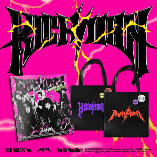 AESPA - 6TH MINI ALBUM [RICH MAN] (RICH MAN BAG VER.)
