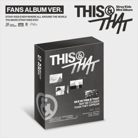 STRAY KIDS - 10TH MINI ALBUM [THIS & THAT] (FANS ALBUM VER.)