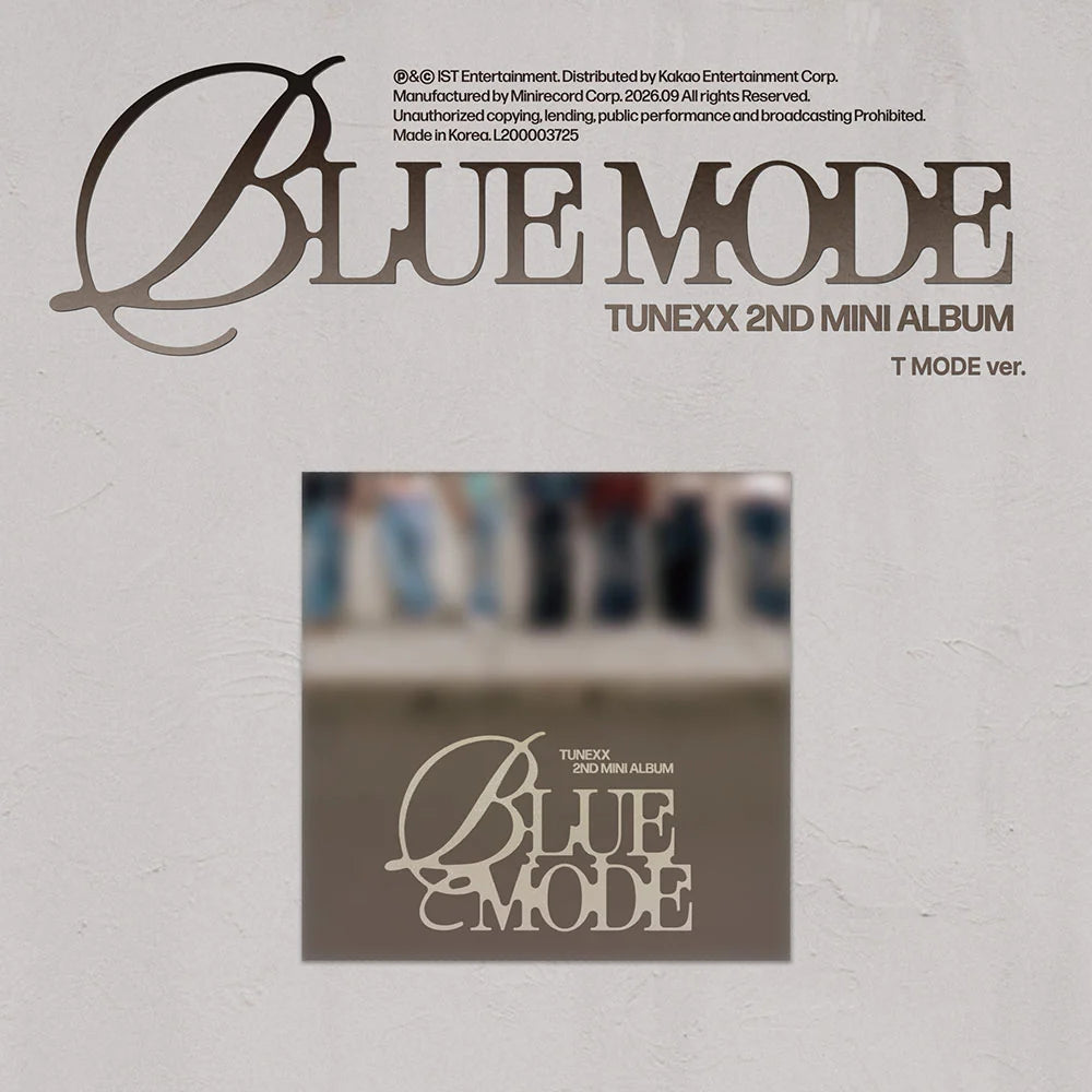 [PRE-ORDER] TUNEXX - 2ND MINI ALBUM [BLUE MODE] (T MODE VER.)