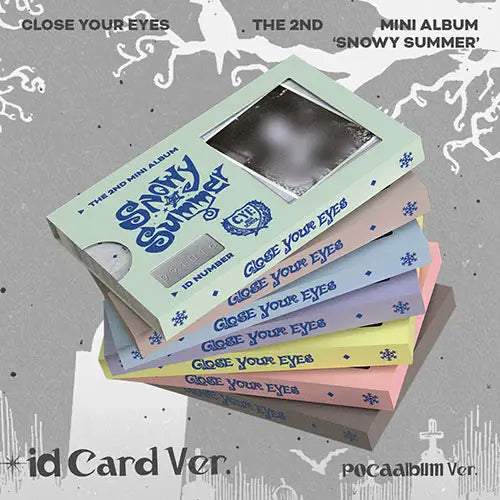 CLOSE YOUR EYES - 2ND MINI ALBUM [SNOWY SUMMER] (ID CARD VER.)