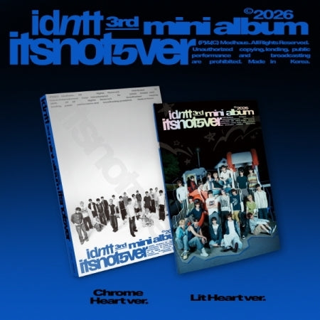 [PRE-ORDER] IDNTT - 3RD MINI ALBUM [ITSNOTOVER]