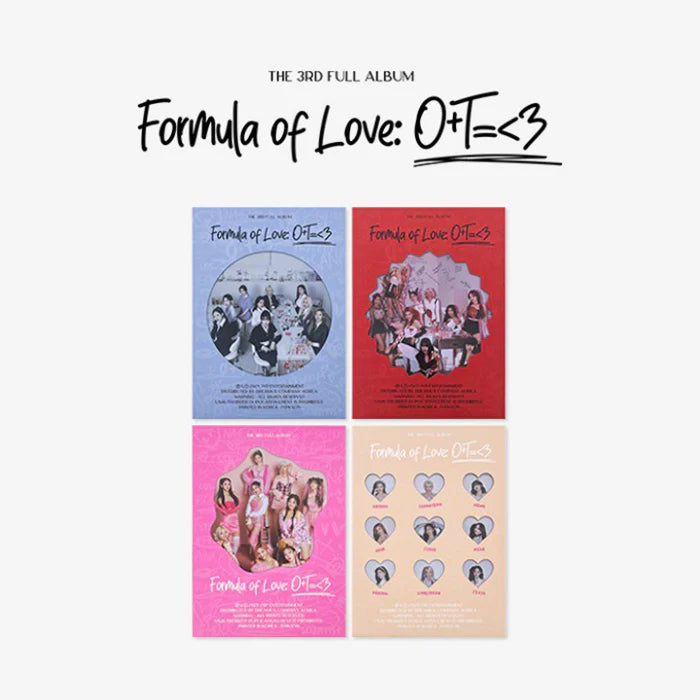 TWICE - VOL.3 [FORMULA OF LOVE: O + T = <3]