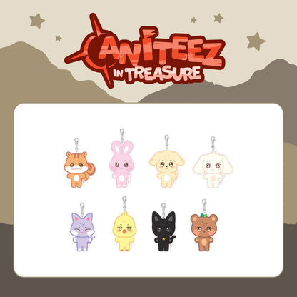 ATEEZ - OFFICIAL MD [ANITEEZ IN TREASURE] PLUSH KEYRING