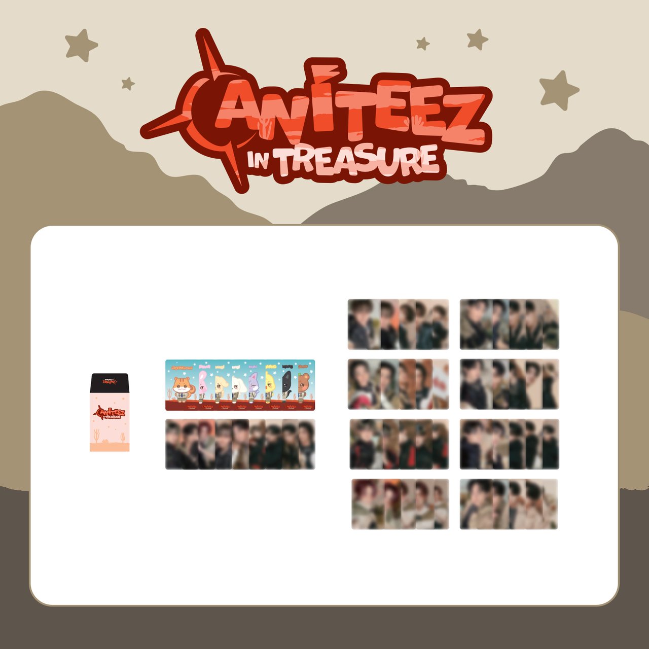 ATEEZ - OFFICIAL MD [ANITEEZ IN TREASURE] RANDOM TRADING CARD