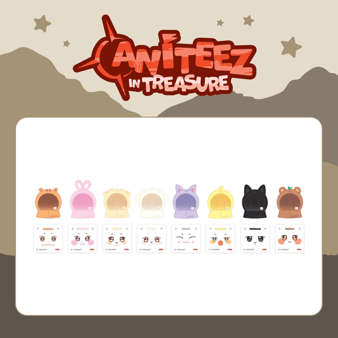 ATEEZ - OFFICIAL MD [ANITEEZ IN TREASURE] LIGHTSTICK COVER