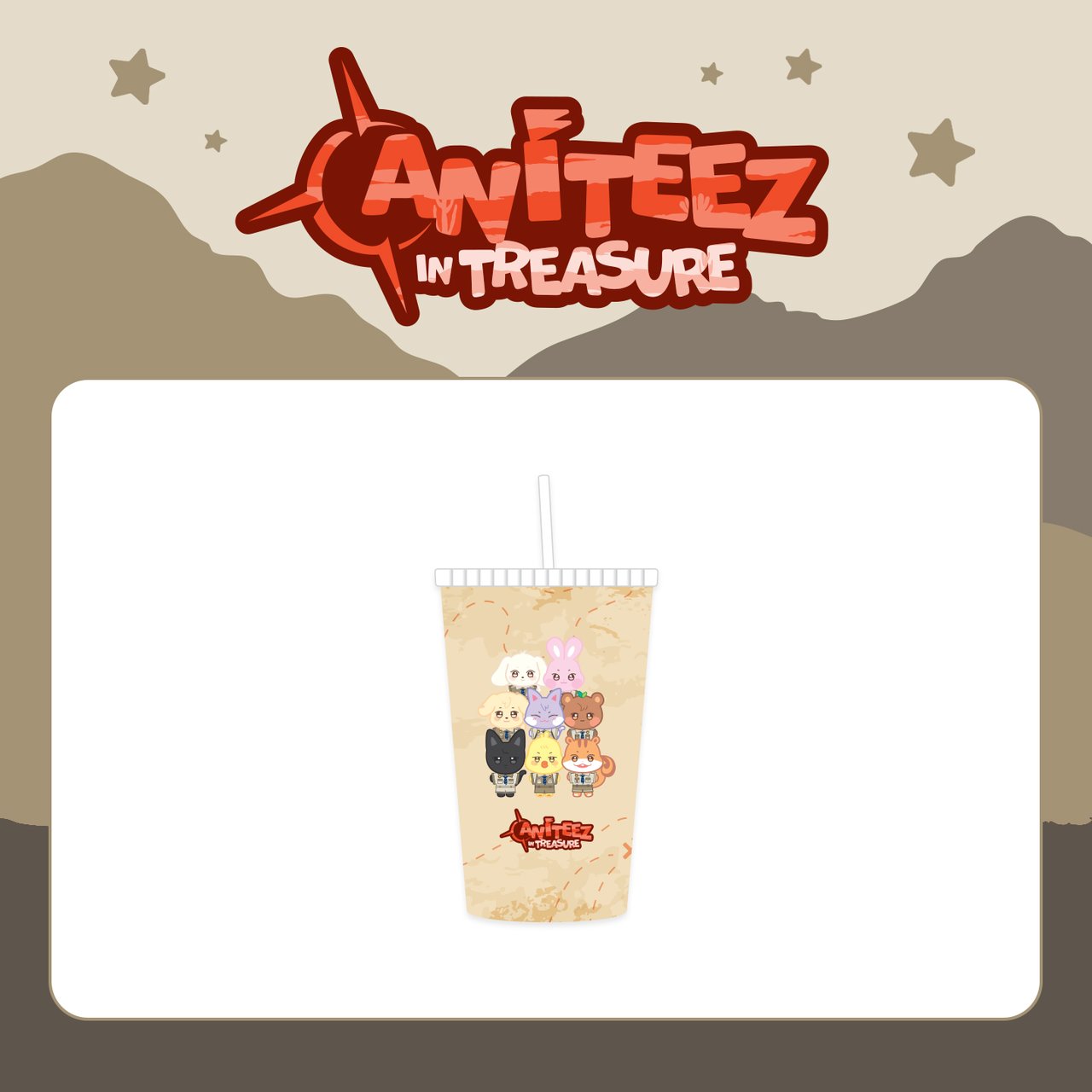 ATEEZ - OFFICIAL MD [ANITEEZ IN TREASURE] COLD CUP